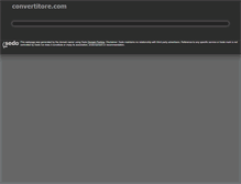 Tablet Screenshot of convertitore.com