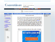 Tablet Screenshot of convertitore.org